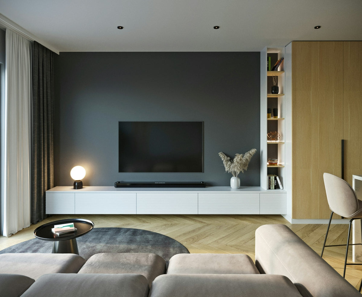 Quelle hauteur choisir pour son meuble télé en bois ? - Kipli
