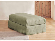 Pouf en lin LENO
