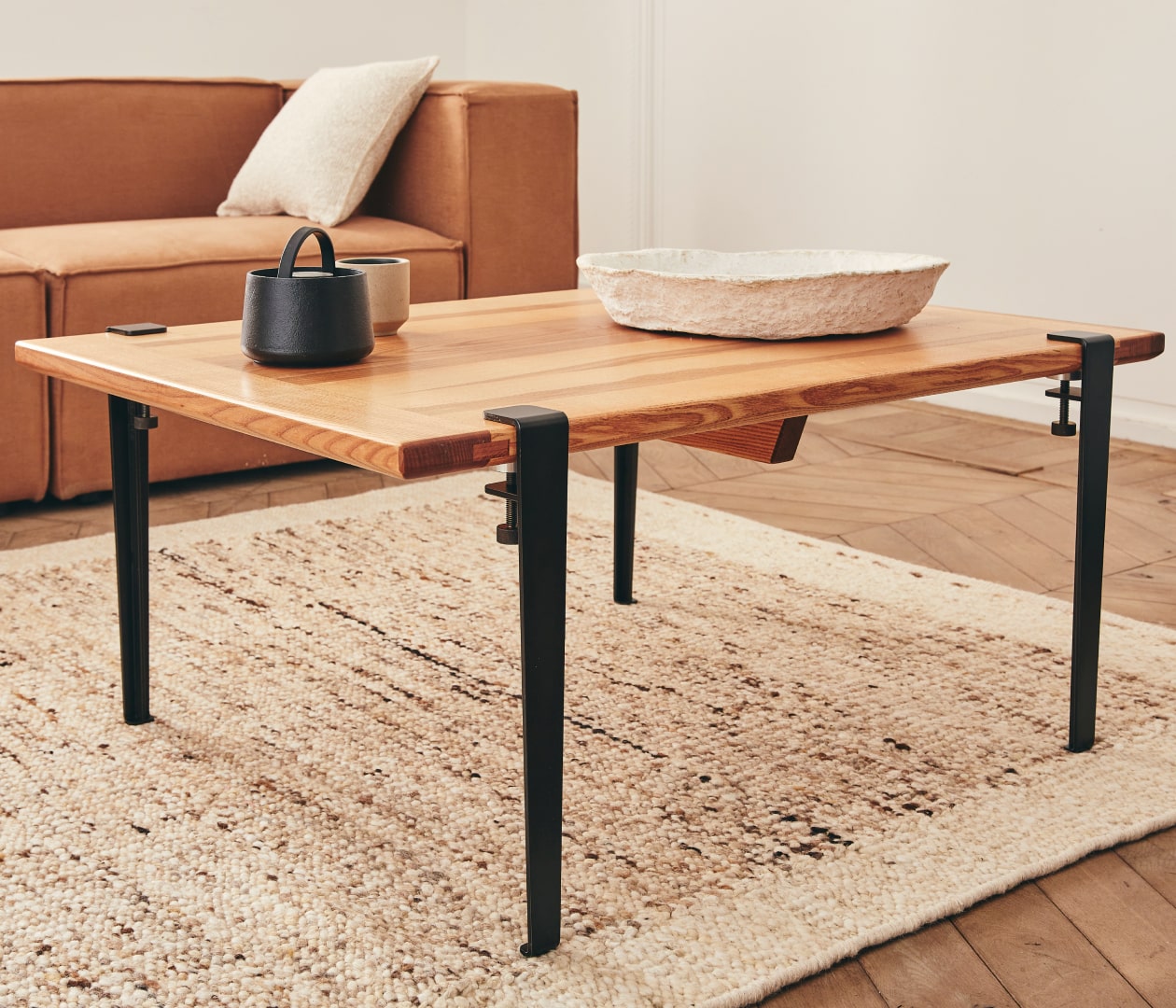 Table basse en bois massif ÉOS- Kipli x TIPTOE