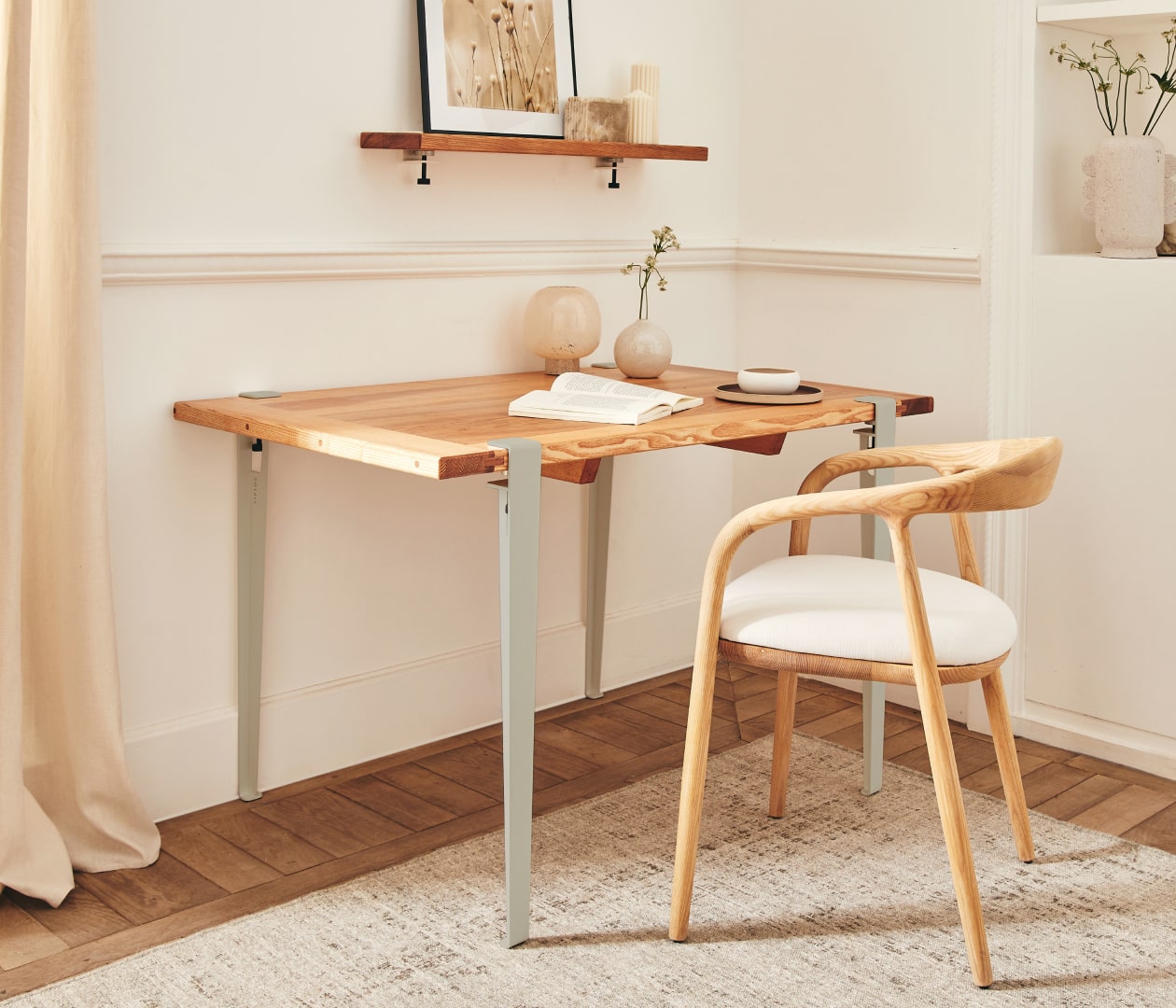 Bureau en bois massif ÉOS- Kipli x Tiptoe