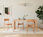 Table à manger extensible en bois massif MAIA