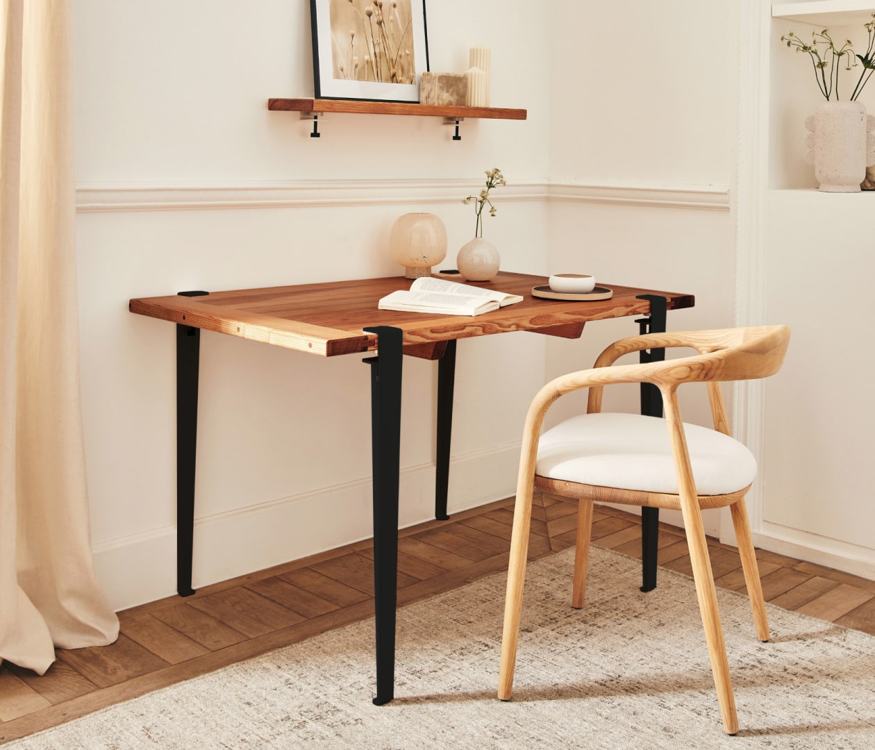 Bureau en bois massif ÉOS- Kipli x Tiptoe