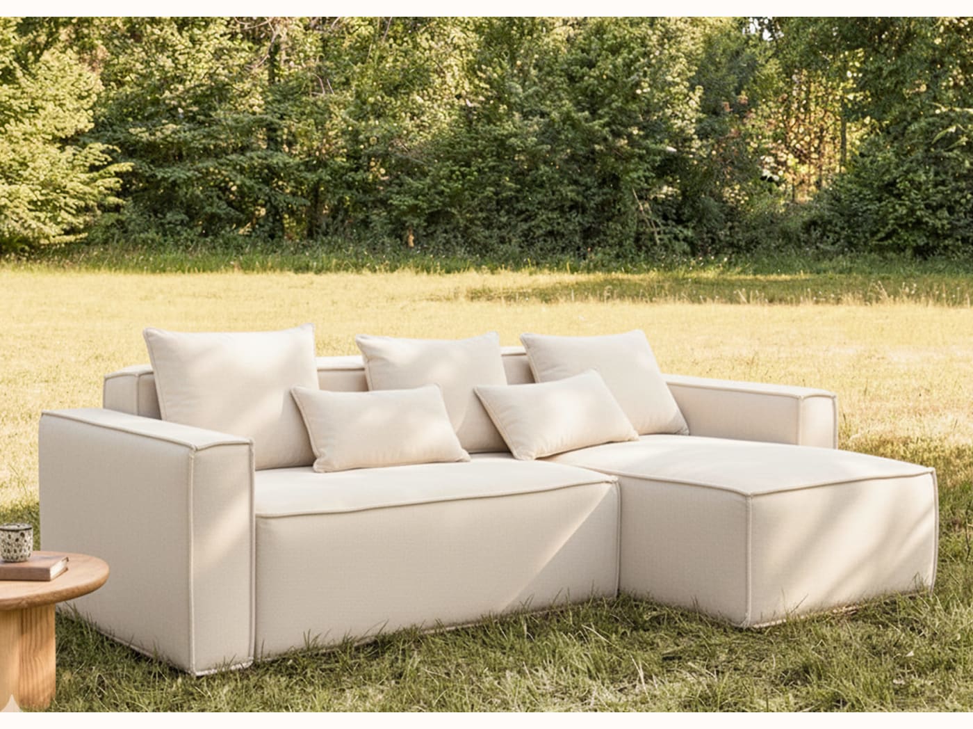 Canapé convertible d'angle FOLIA