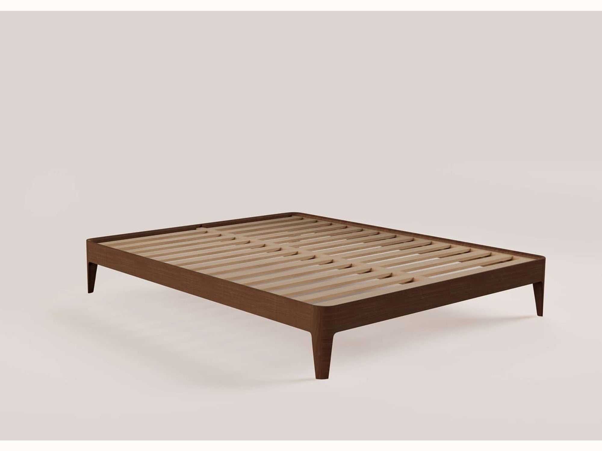 Bett mit Lattenrost aus massiver Eiche CLAIRIÈRE