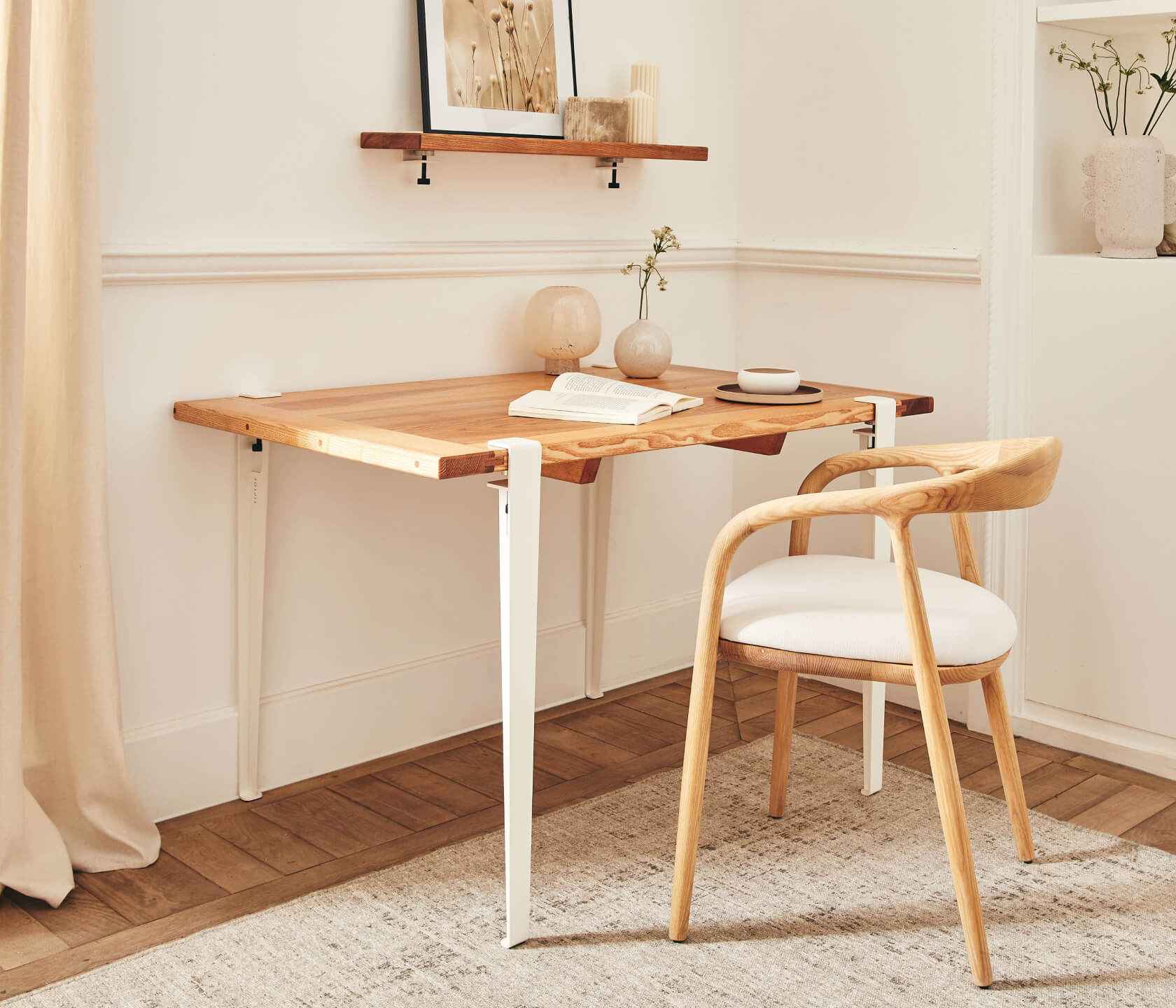 Bureau en bois massif ÉOS- Kipli x Tiptoe