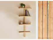 BAOBAB Solid Wood Wall Shelf - 4 Shelves