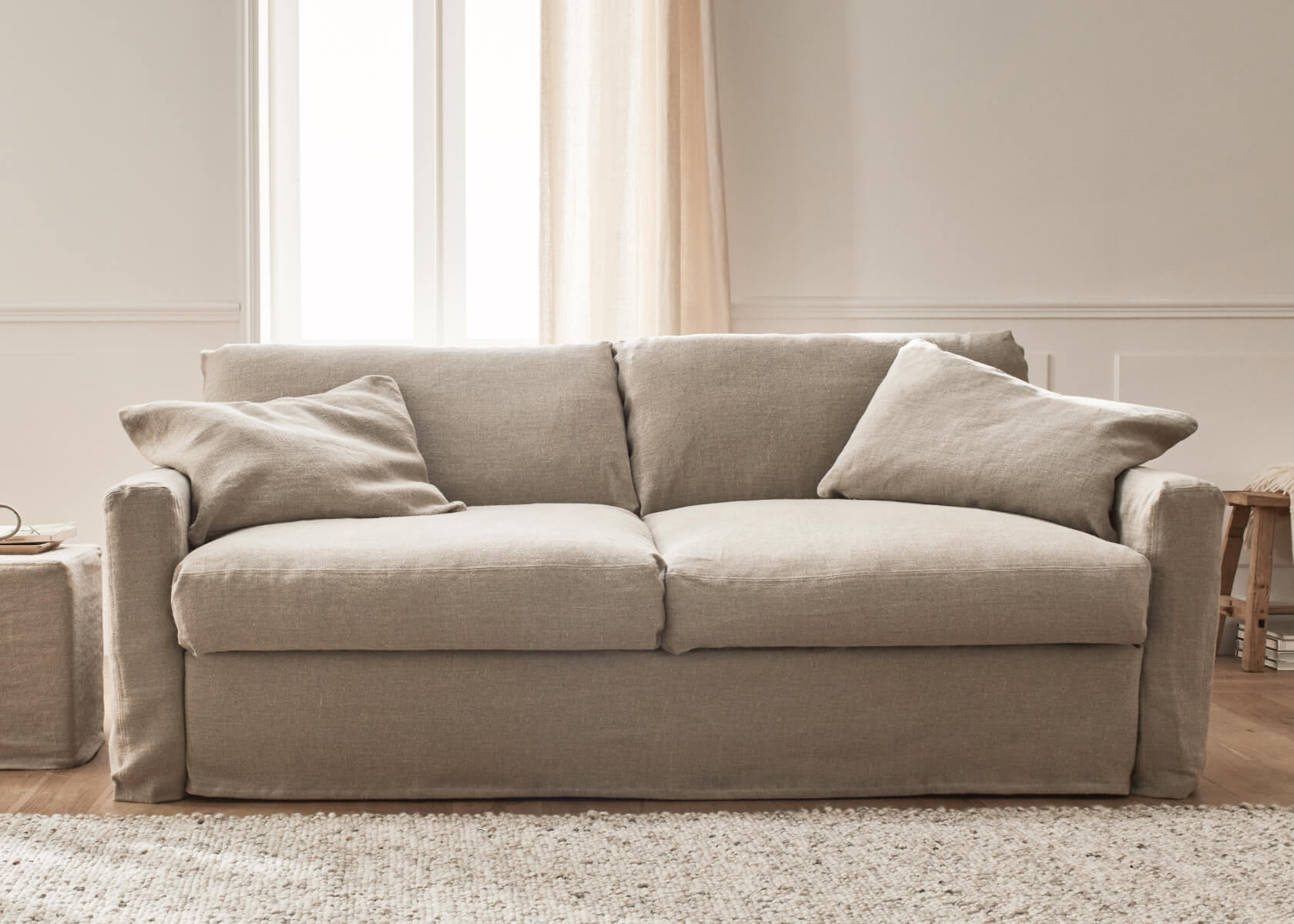Divano letto in lino PALM