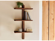 BAOBAB Solid Wood Wall Shelf - 3 Shelves