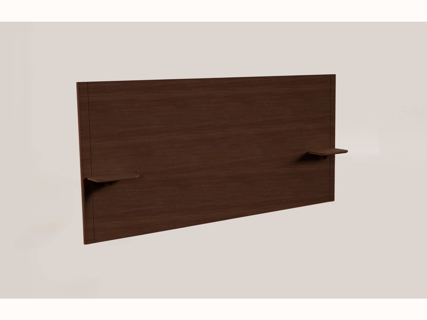 Tête de lit large avec tablettes Étang