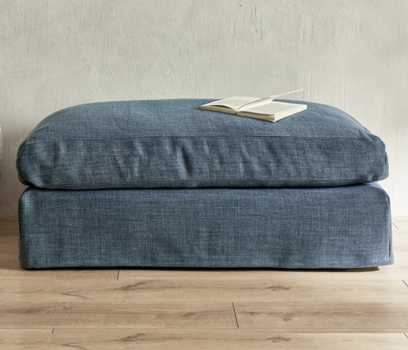 Pouf en lin PALM