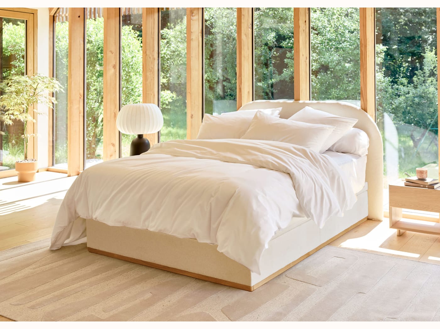 Lit coffre premium en bois massif - LA VOILE