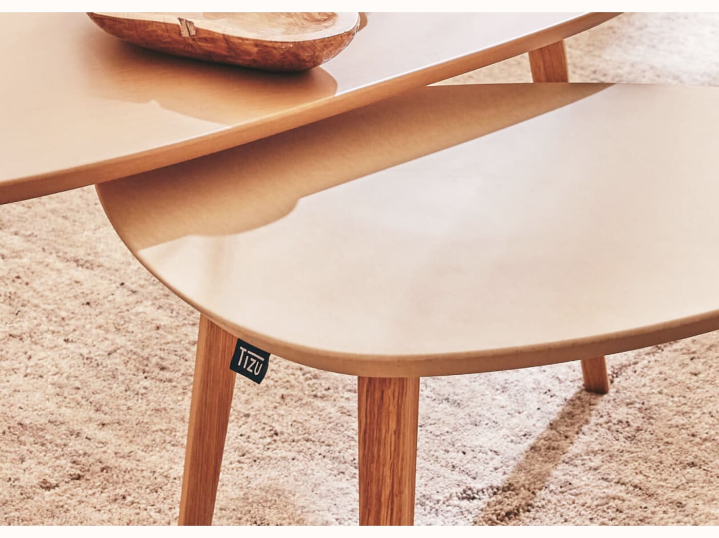 Table basse en bois - TIZU x Kipli