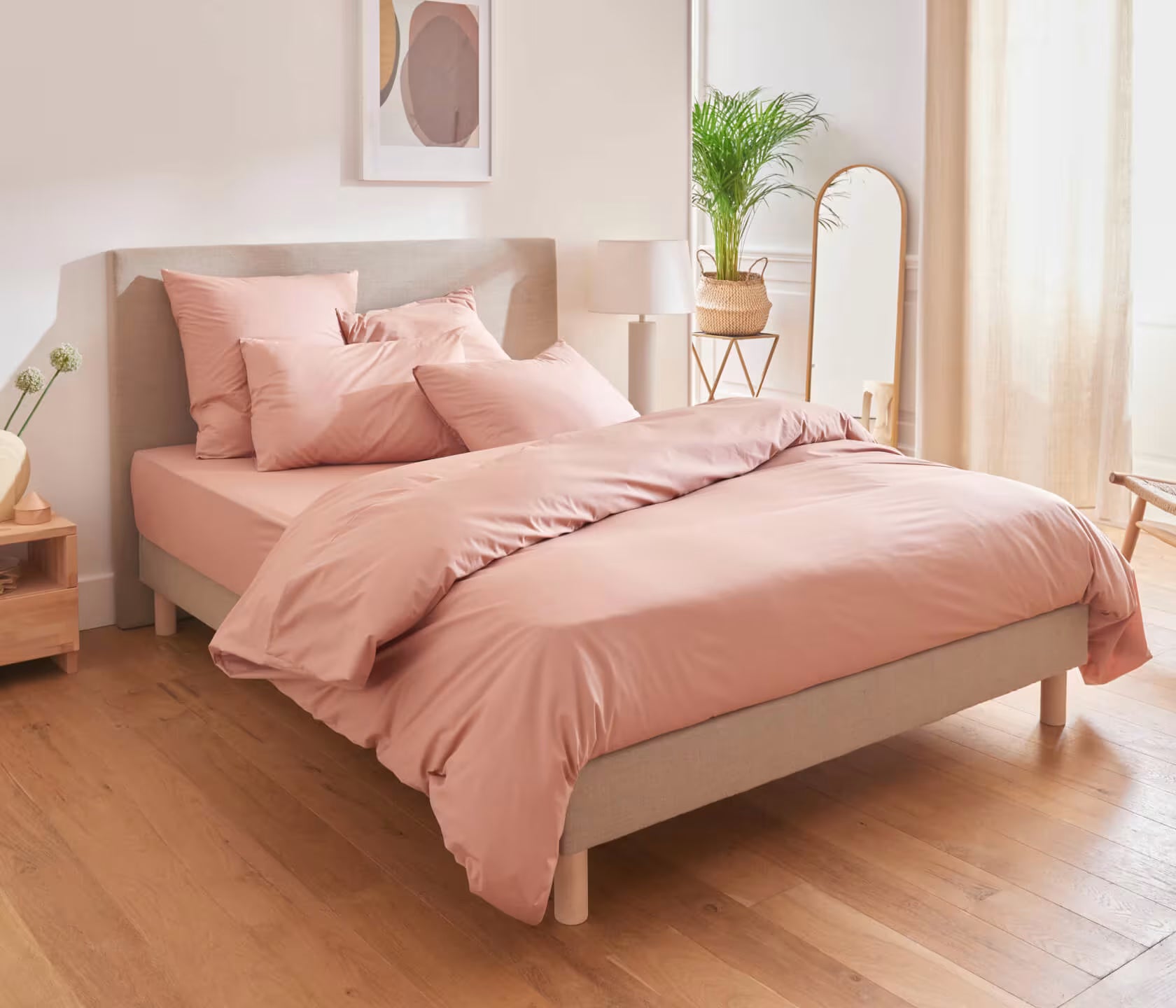 Drap housse en coton bio