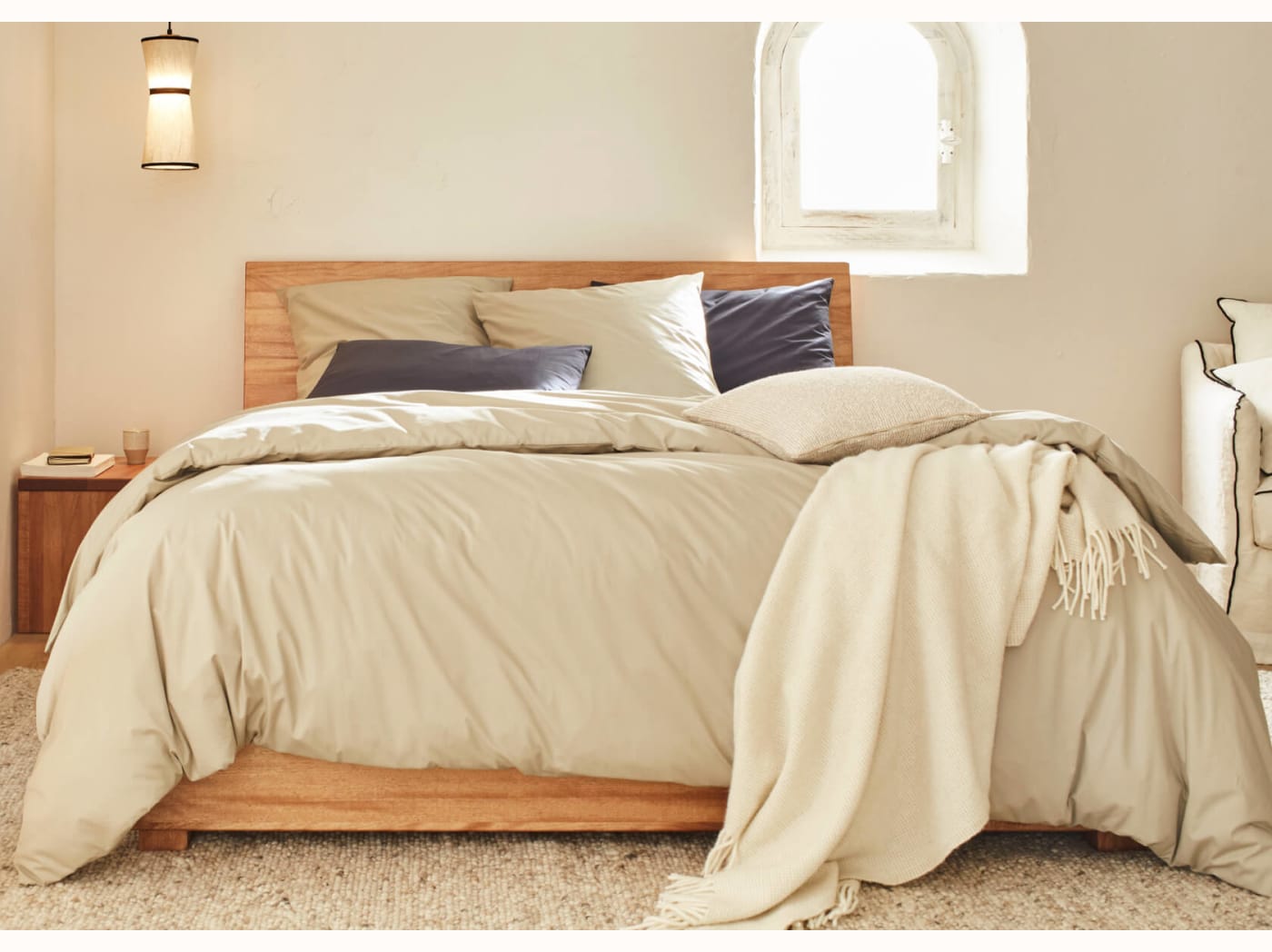 Drap housse coton bio