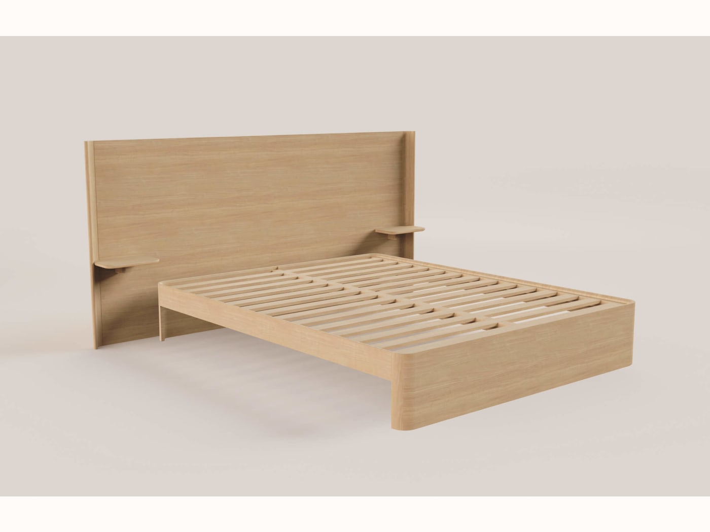 Tête de lit large avec tablettes Arche
