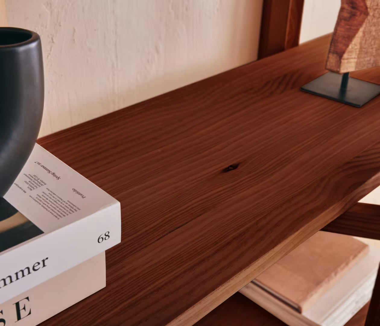 Étagère bibliothèque en bois massif ORI