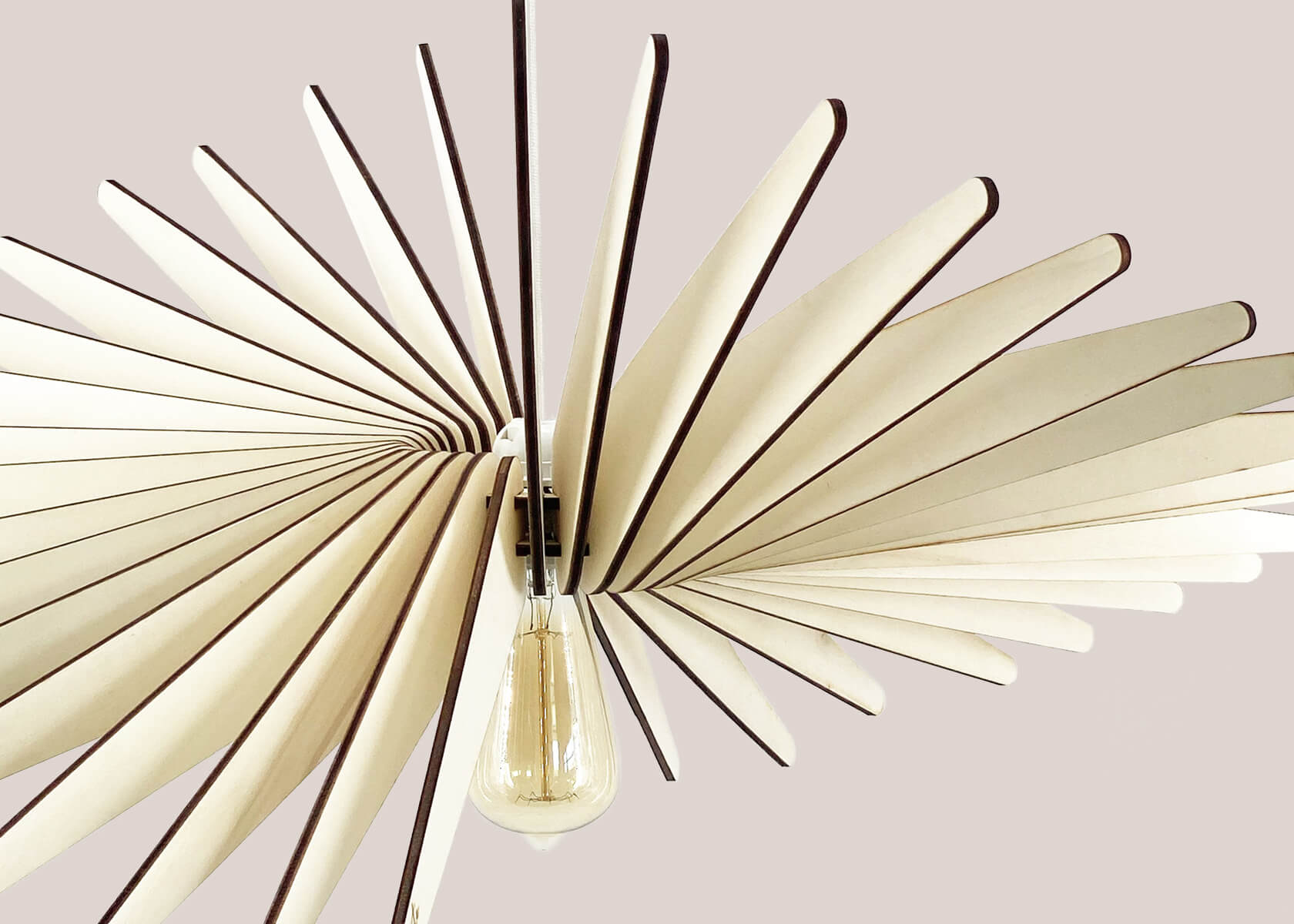 Suspension en bois ALBATROS - Atelier Loupiote x Kipli