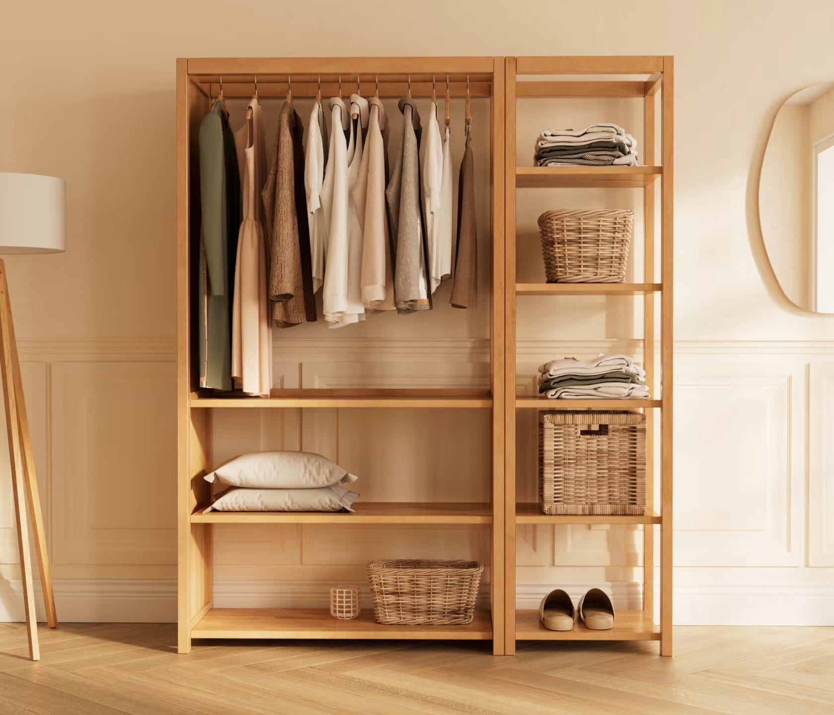 Dressing modulable en bois massif AVA