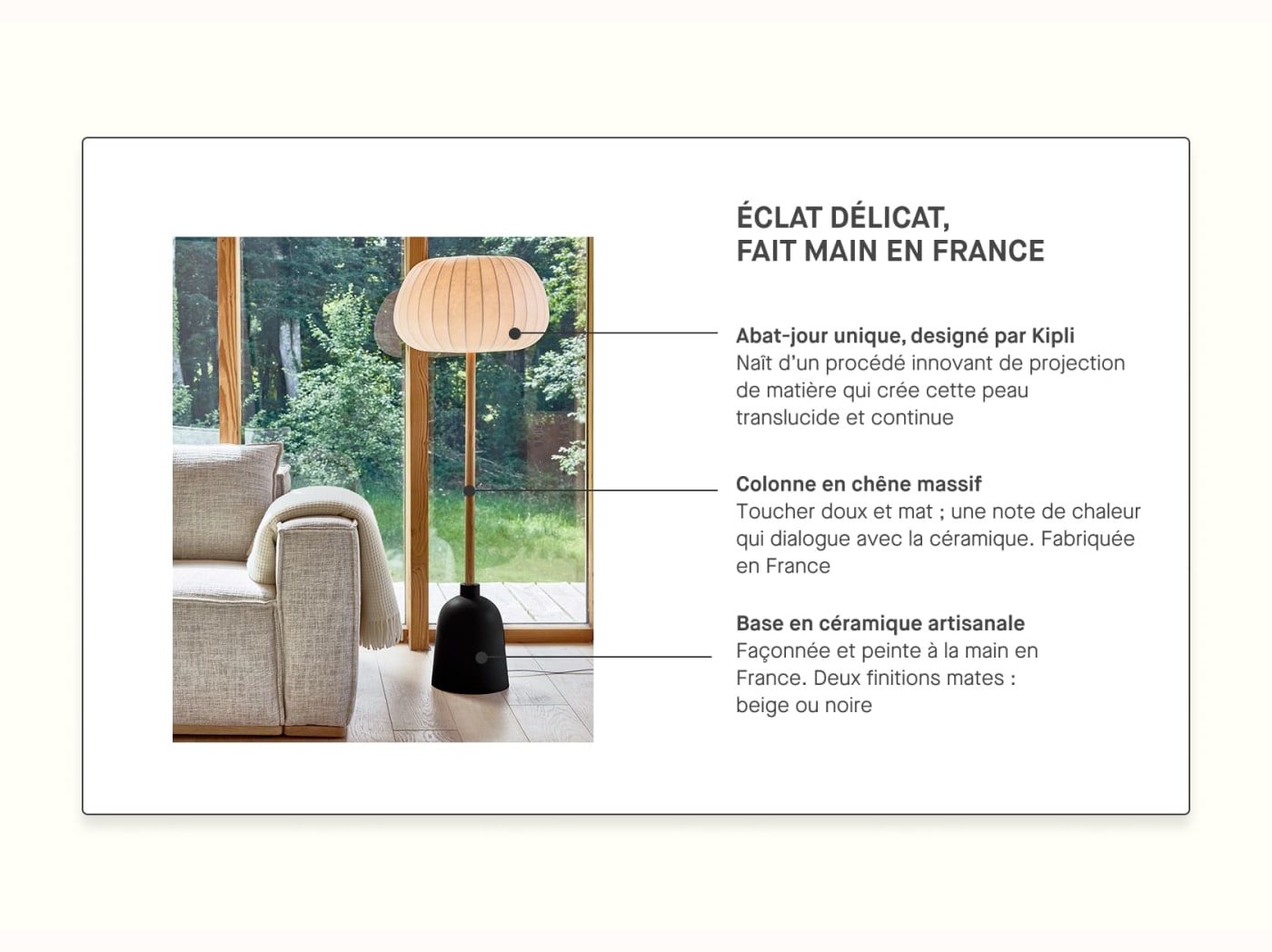 Lampadaire Hikari