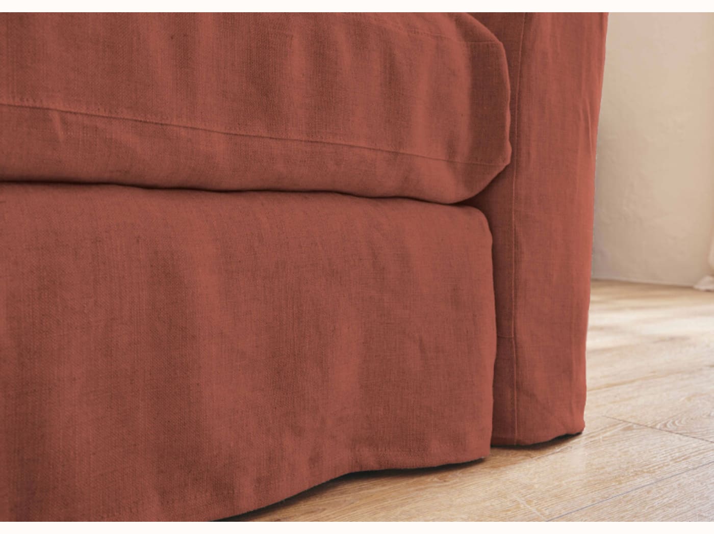 Fauteuil LENO en lin 60 cm