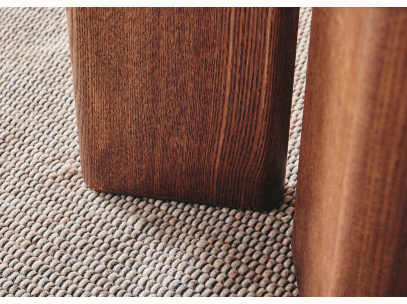 Console ovale en bois massif BAOBAB - 120 cm