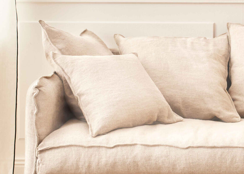 OLIA Schlafsofa aus Leinen