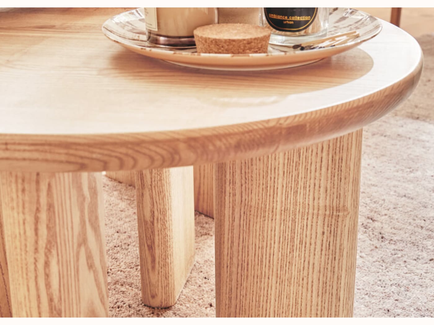 Table à manger rectangulaire en bois BAOBAB