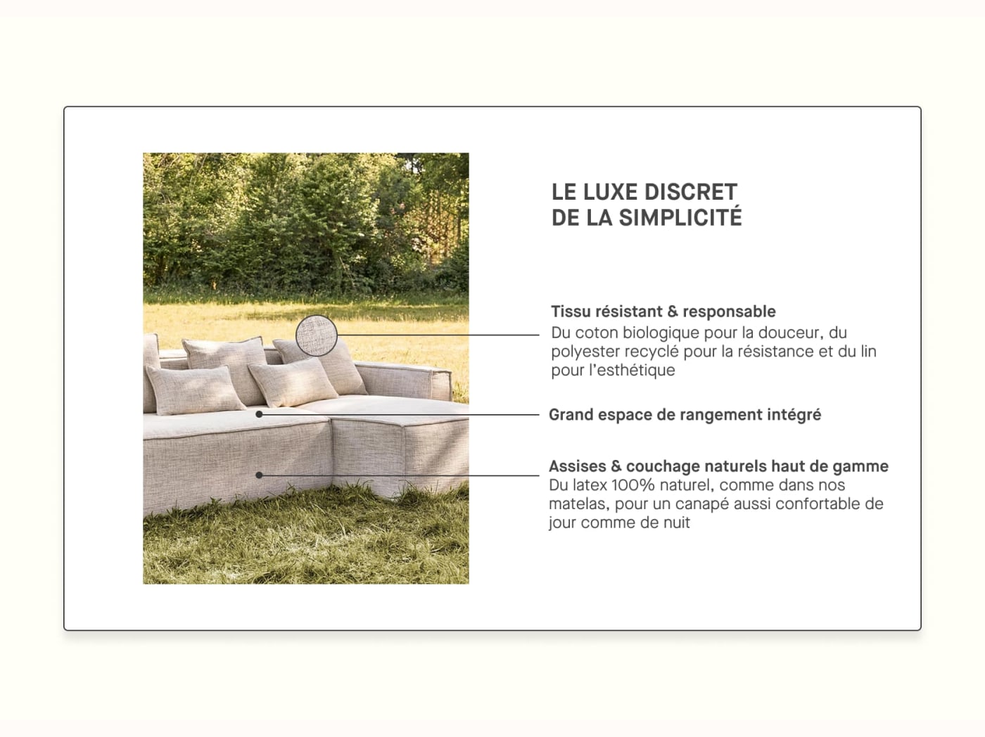 Canapé convertible d'angle FOLIA
