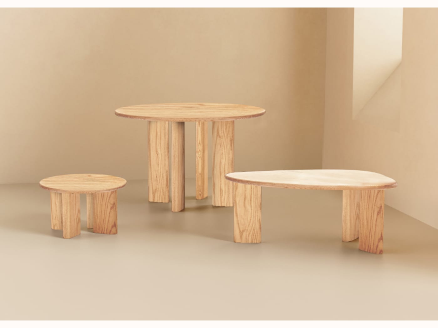 Table à manger rectangulaire en bois BAOBAB