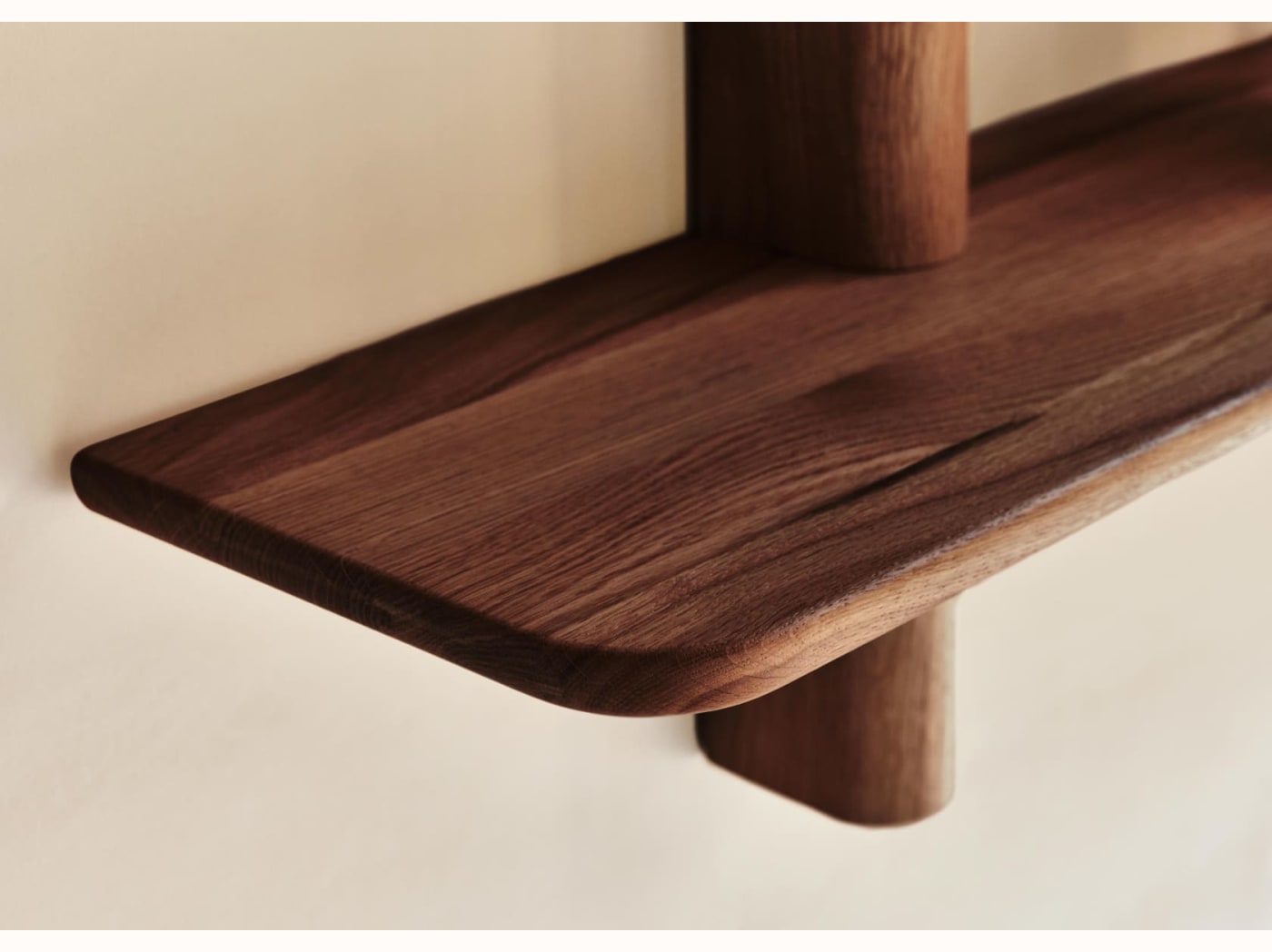 Étagère murale en bois massif BAOBAB - 2 tablettes
