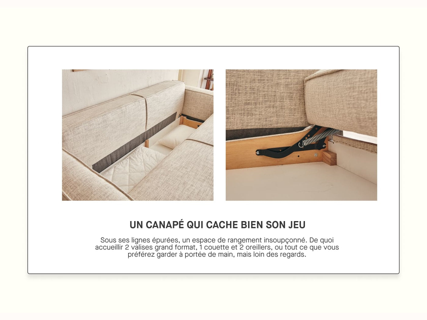 Canapé convertible d'angle FOLIA