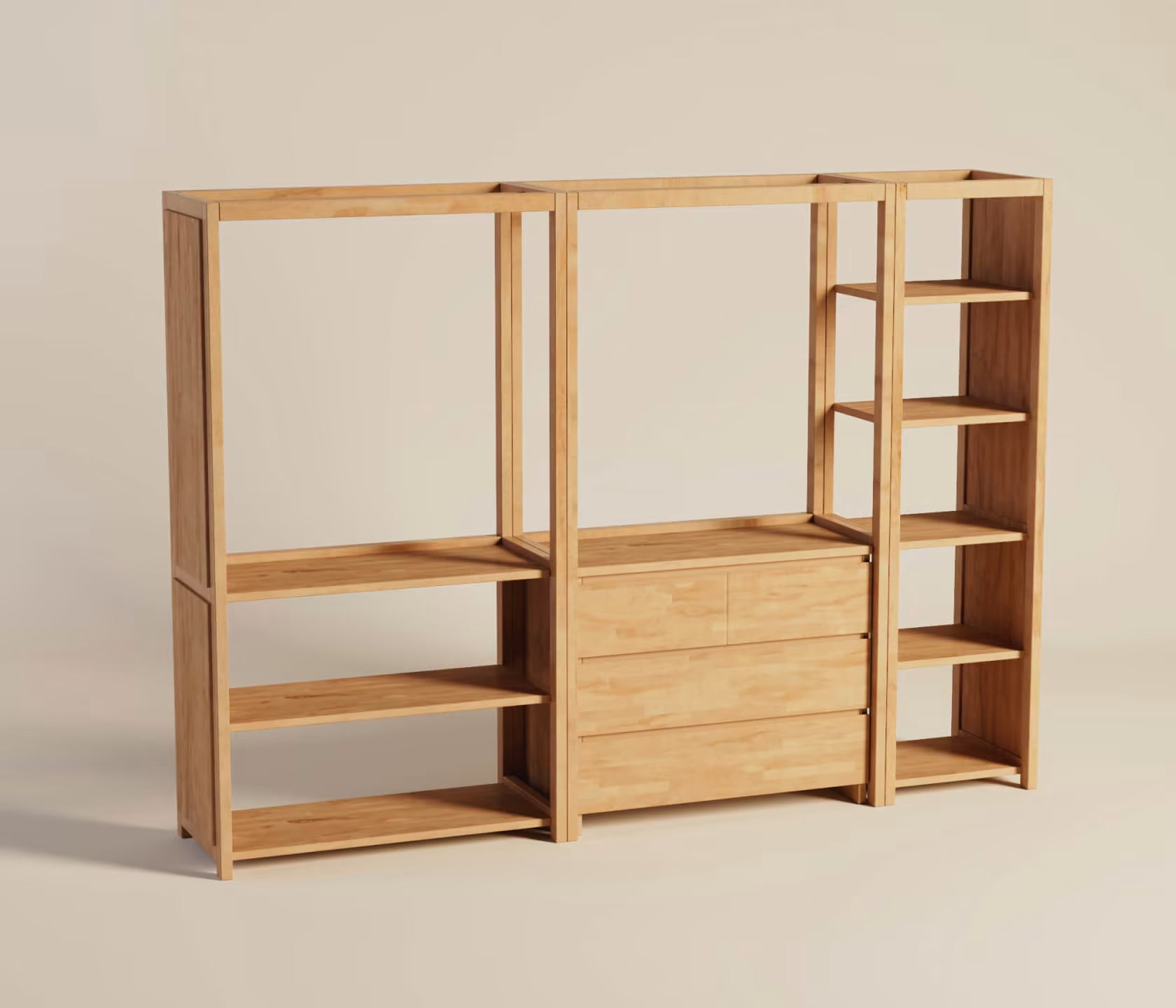 Dressing modulable en bois massif AVA