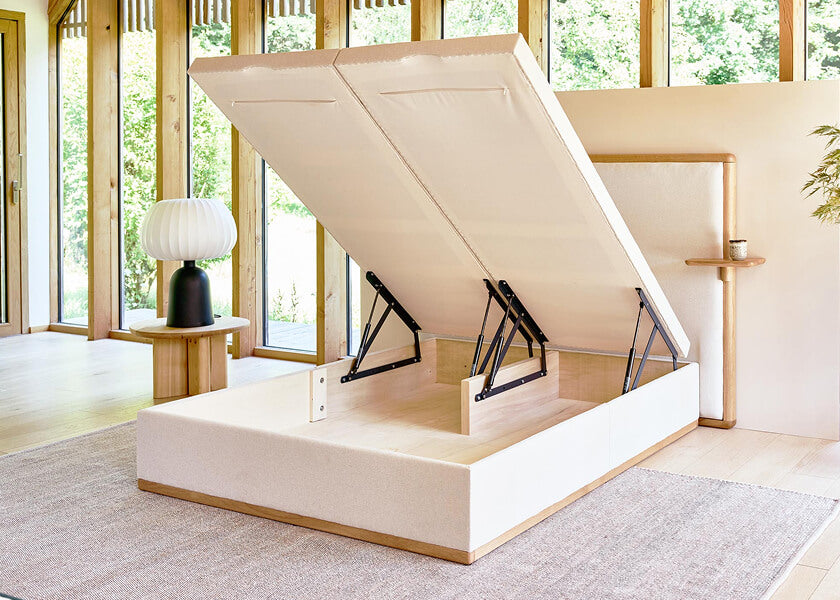 Lit coffre premium en bois massif - LA VOILE