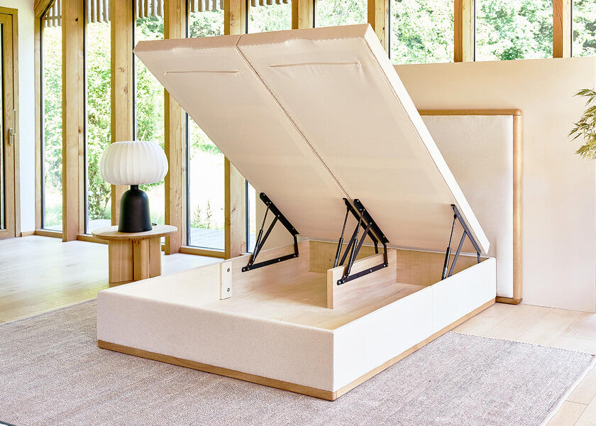 Lit coffre premium en bois massif - LA VOILE