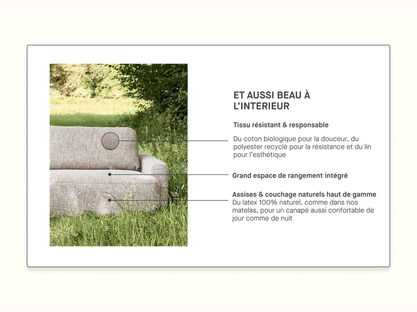 Divano letto CLOUD