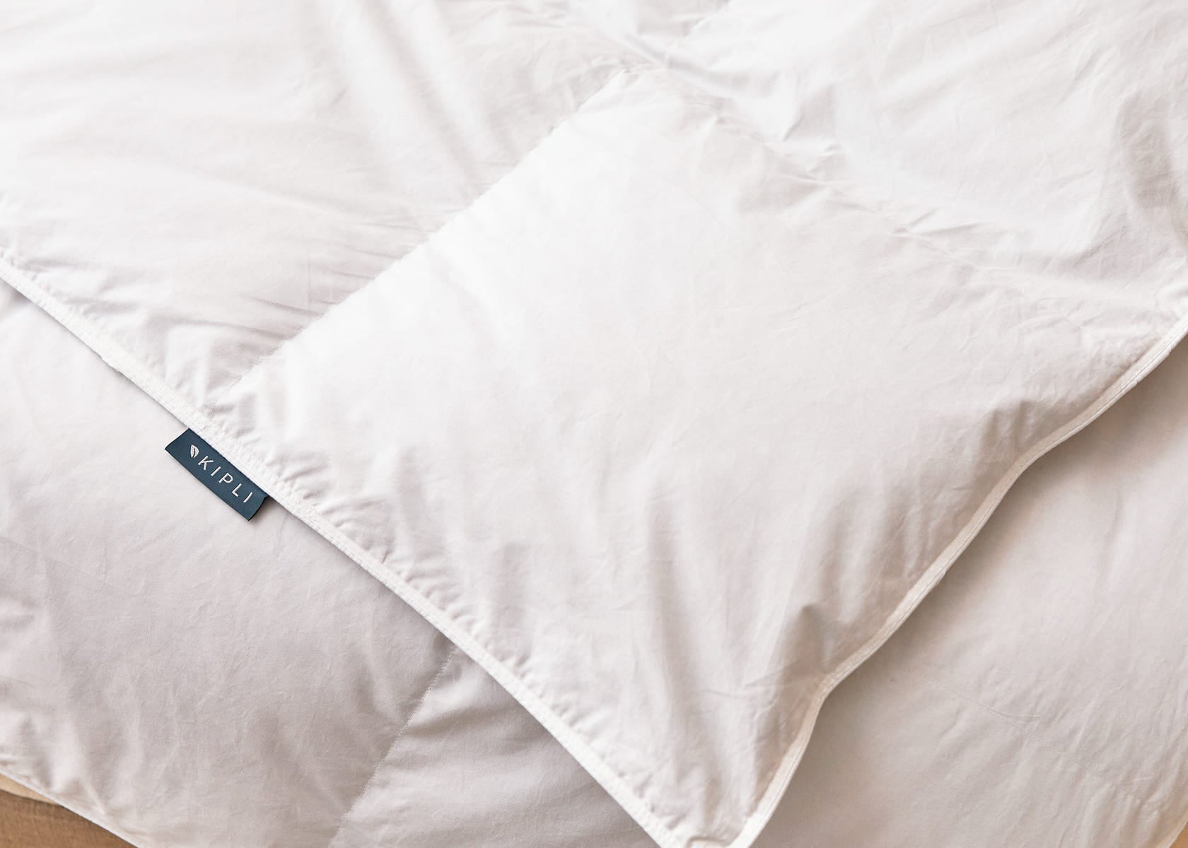 Down and feather comforter