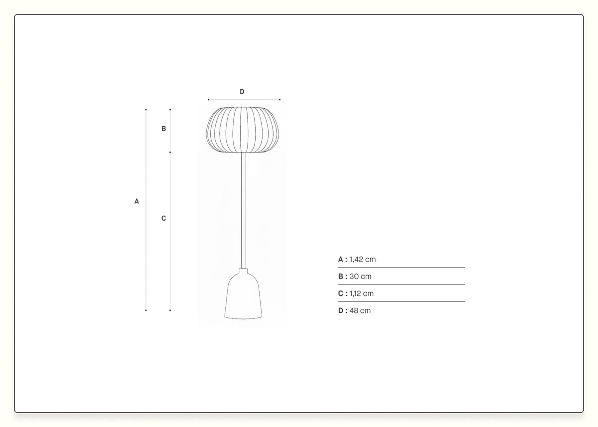Stehlampe Hikari