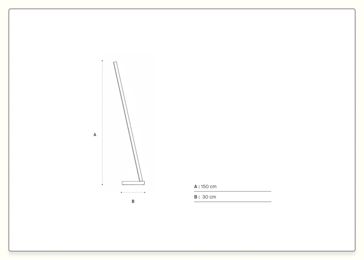 LED-Stehlampe aus Holz von NYNE