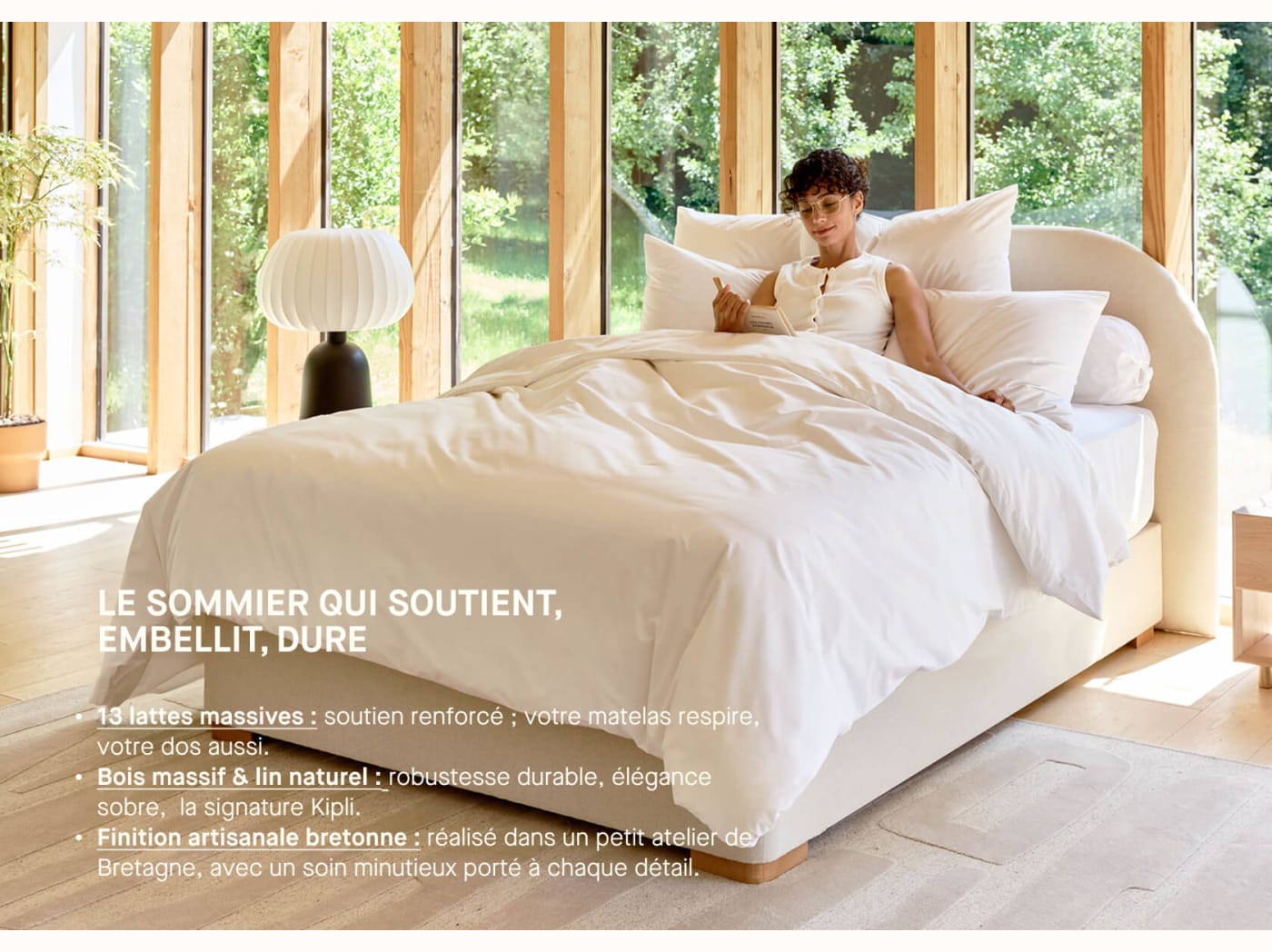 Sommier tapissier à ressorts premium - LE LAC