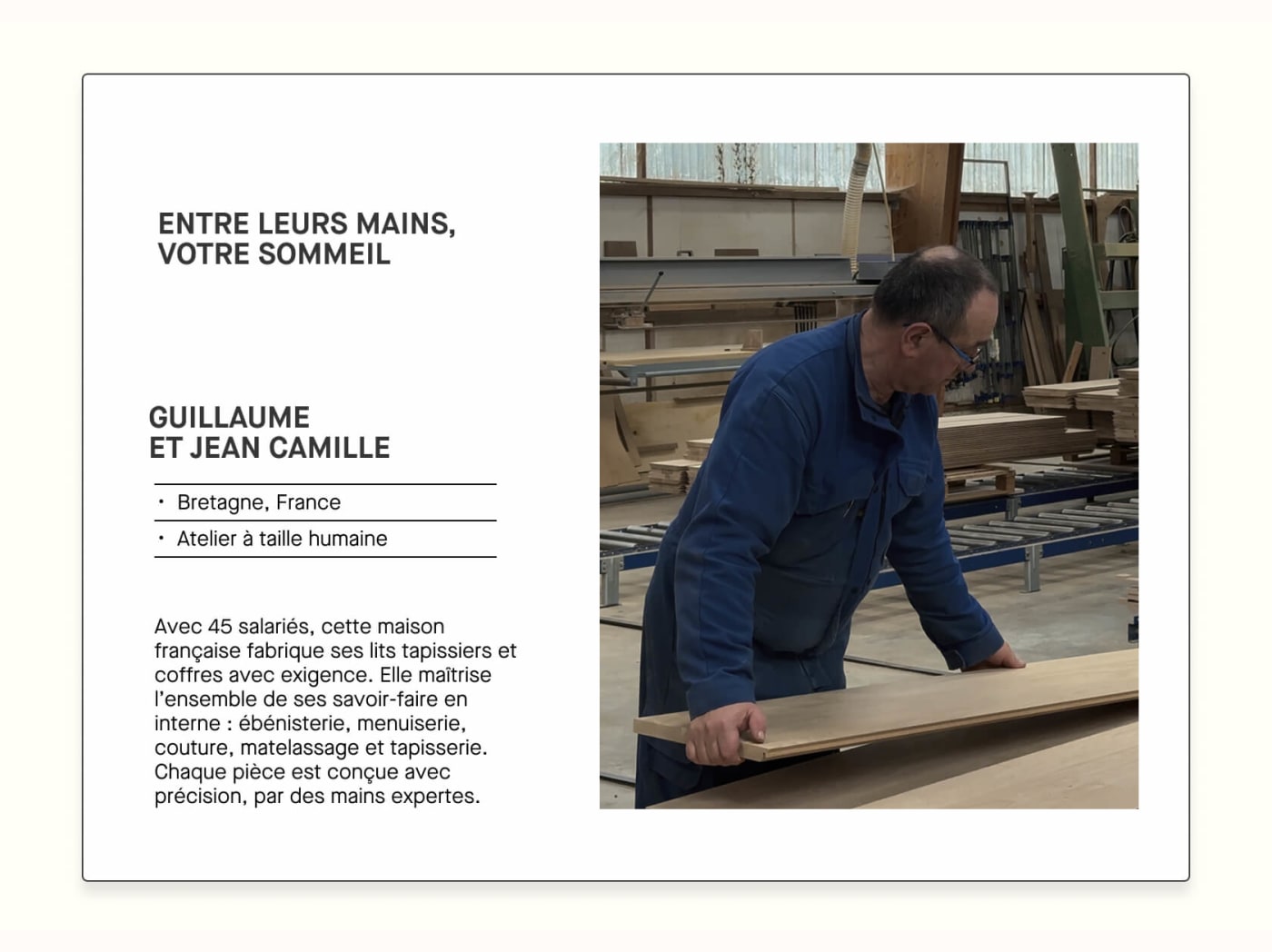 Sommier tapissier à ressorts premium - LE LAC
