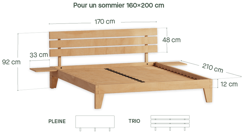 Product dimensions