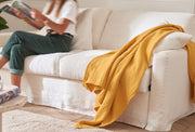Plaid en gaze de coton biologique TIO