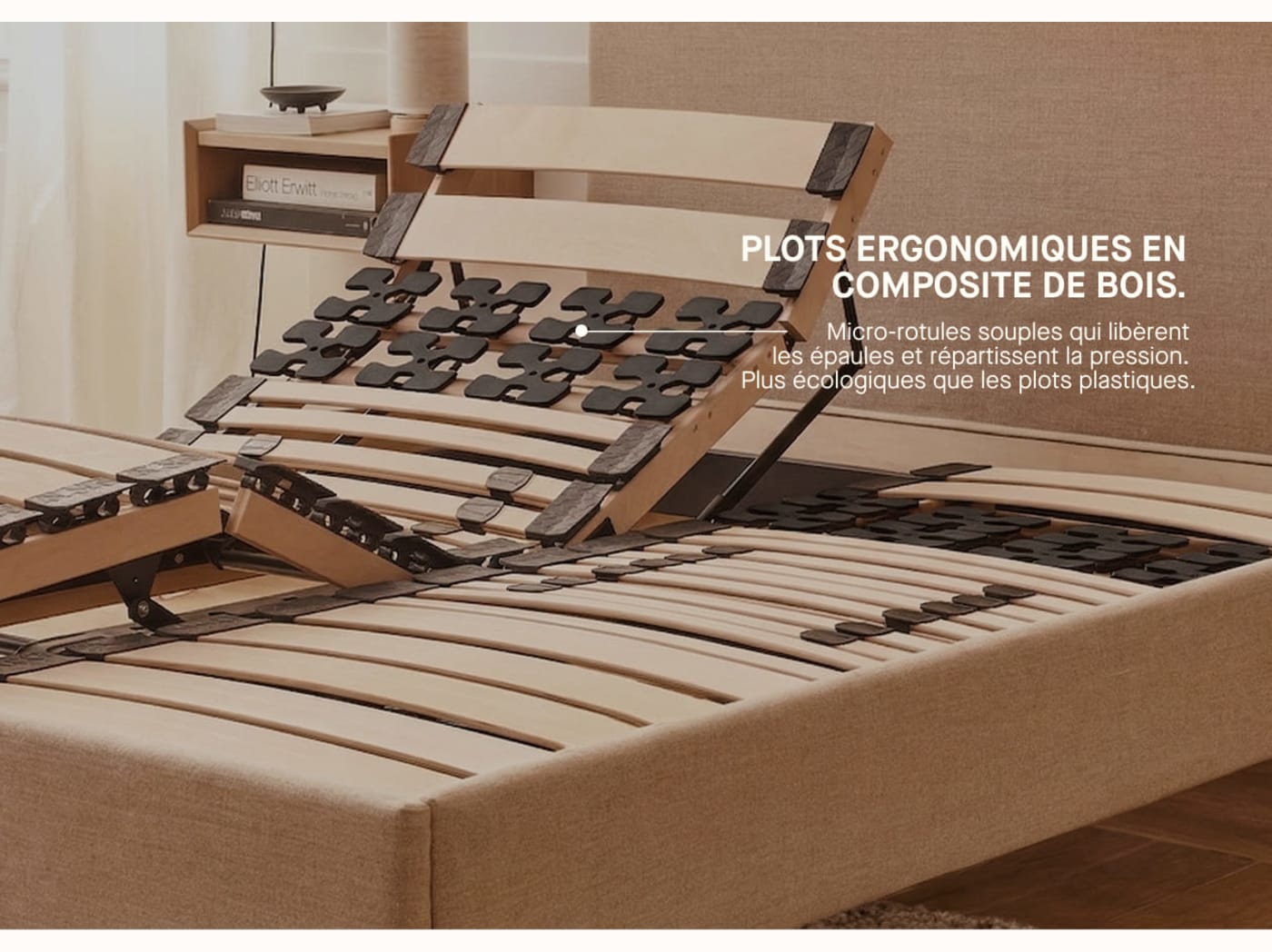Sommier électrique à lattes OTTO