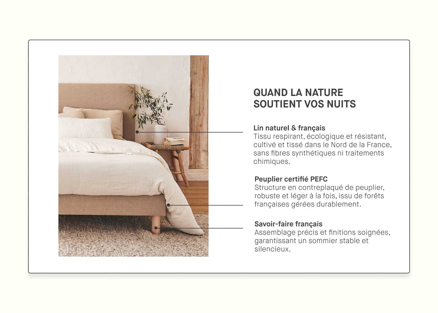 OTTO Upholstered Bed Base