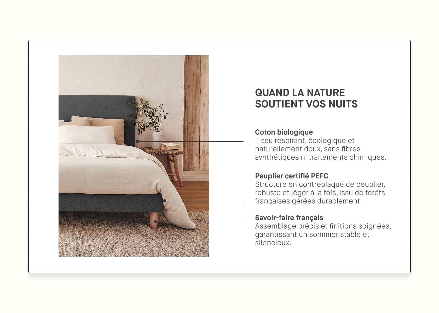 OTTO Upholstered Bed Base