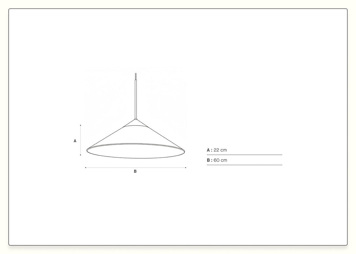 Lampada a sospensione in cotone LA VEILLÉE