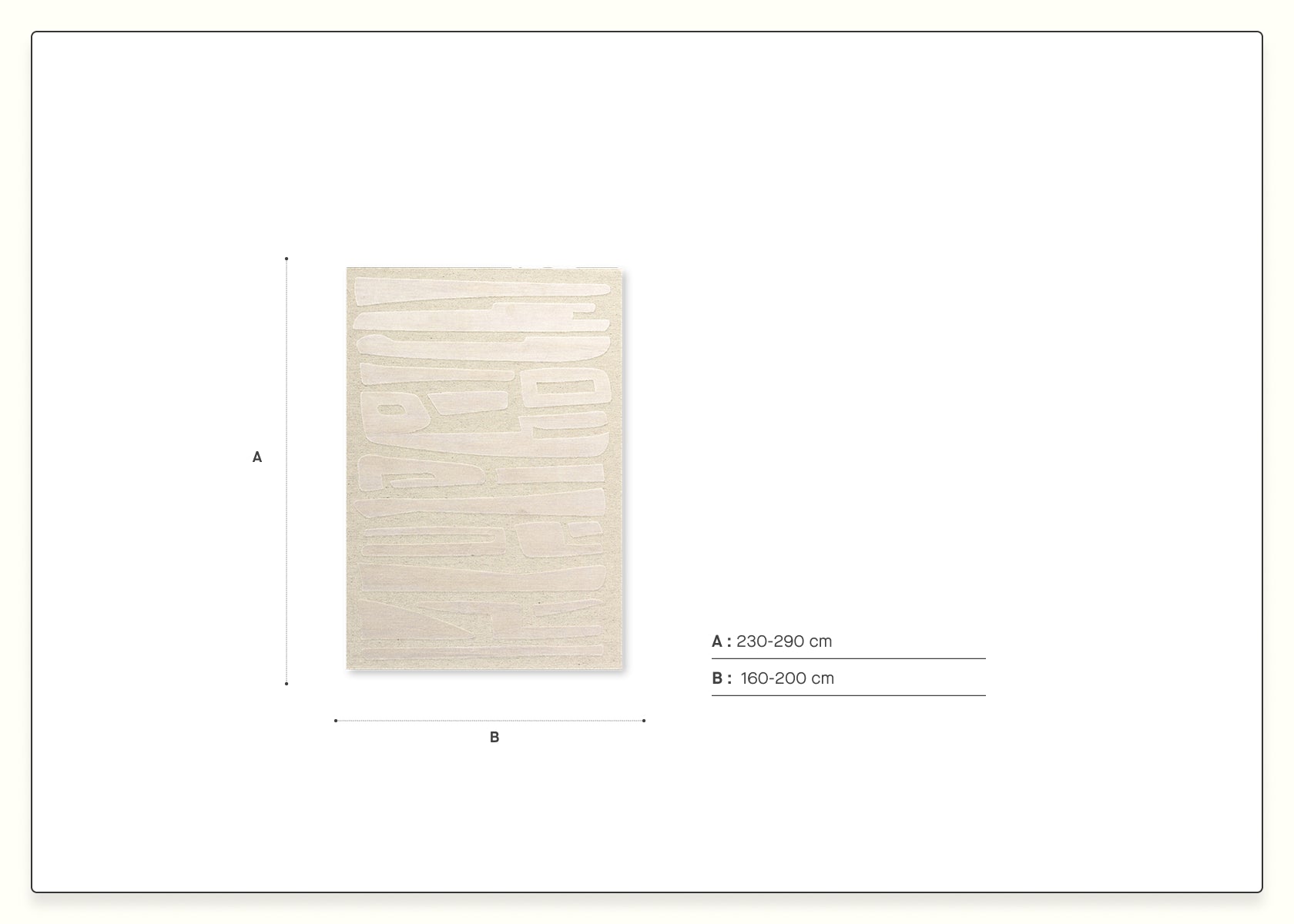 Tapis graphique en laine JOAO
