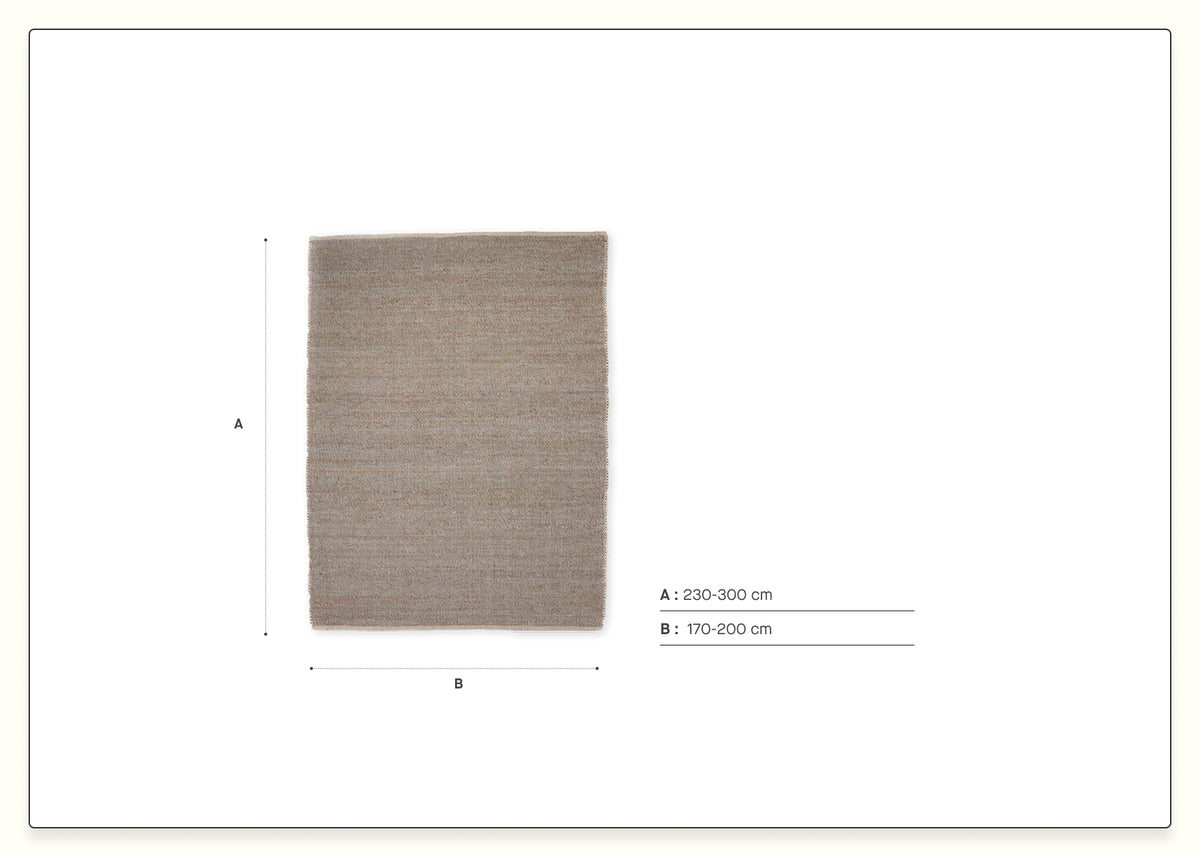 Gewebter Wollteppich TAO